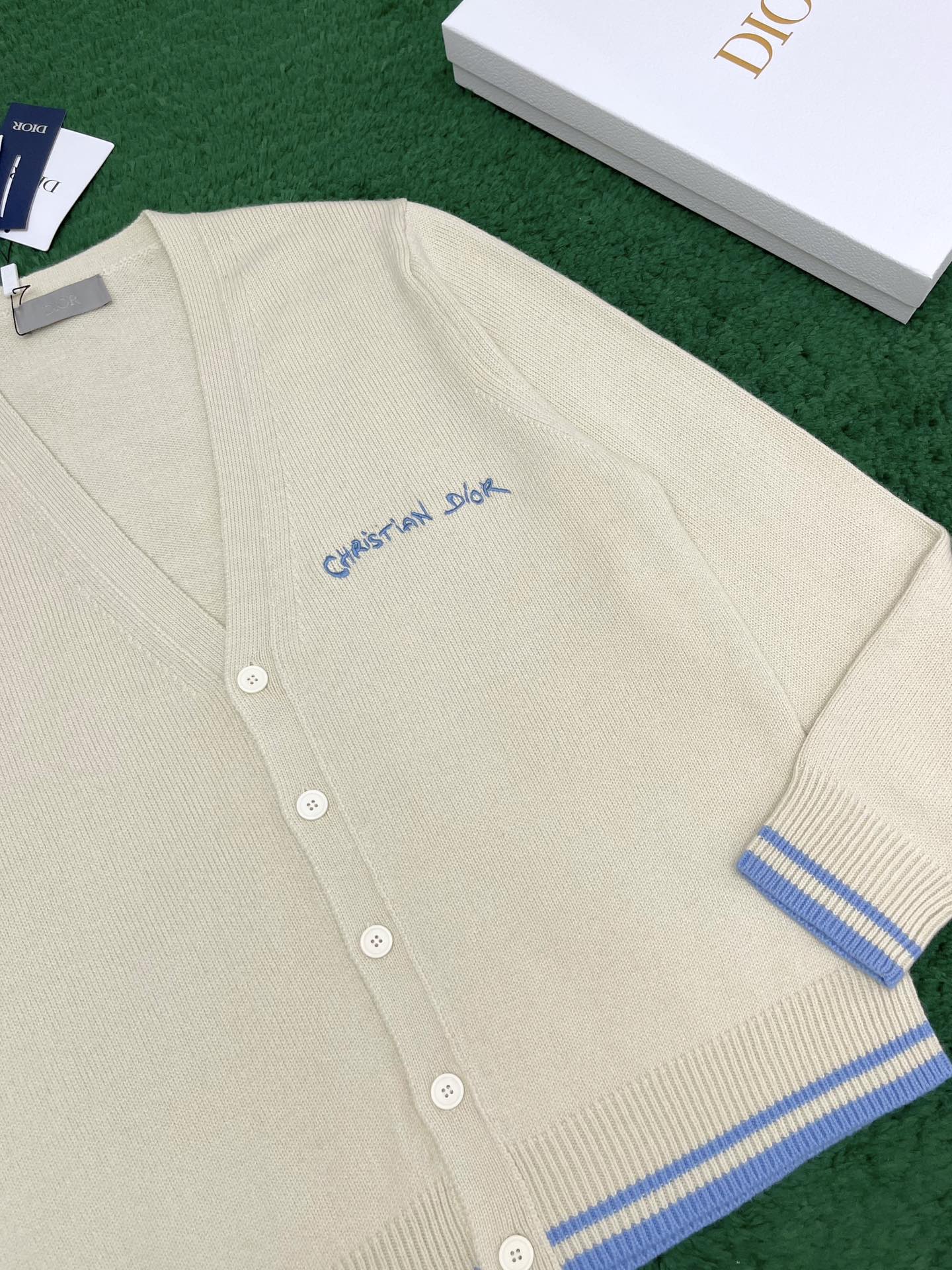 R공장 / 디올 남성 여성 니트 카디건