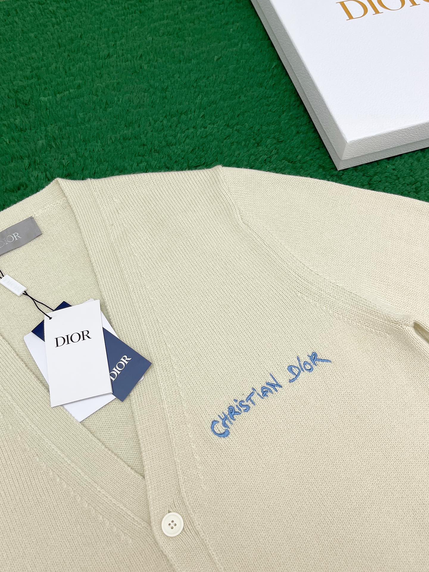 R공장 / 디올 남성 여성 니트 카디건