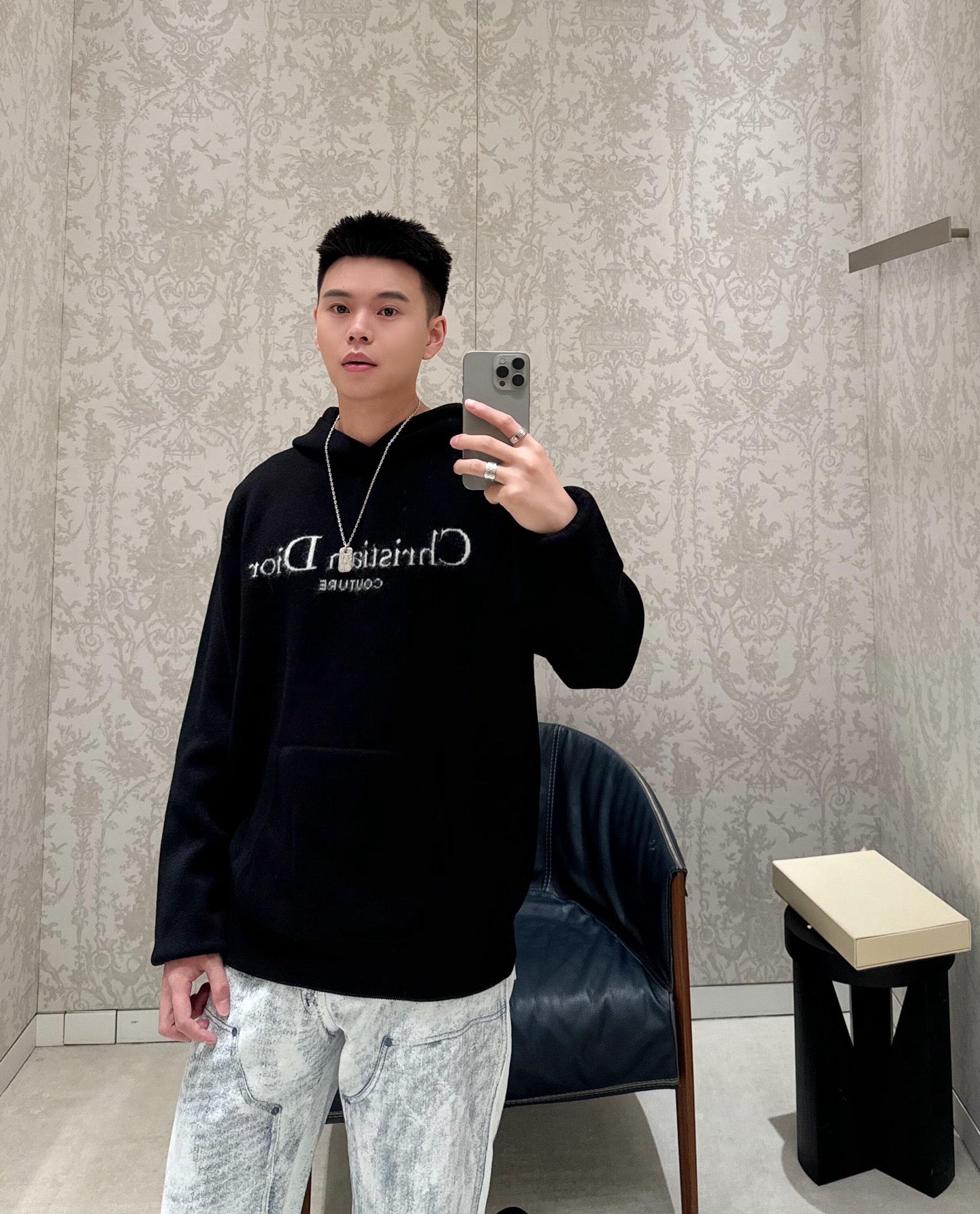BVG / 디올 남성 후드티