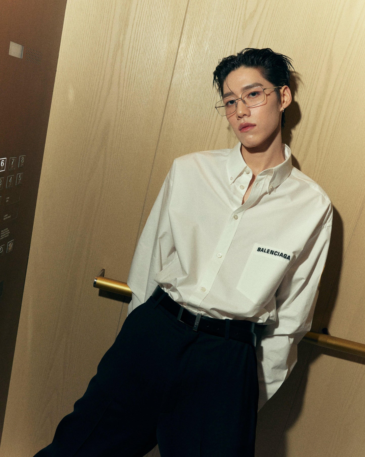 BVG / 발렌시아가 남성 여성 셔츠