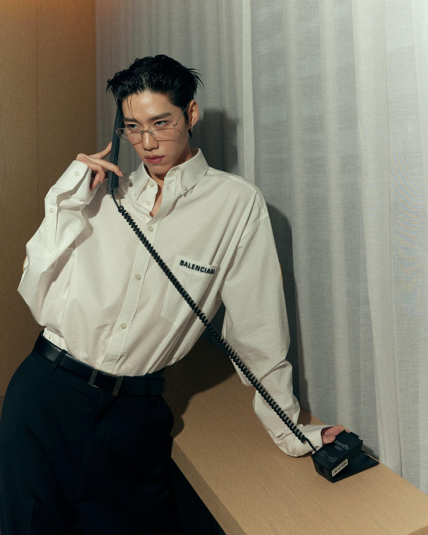 BVG / 발렌시아가 남성 여성 셔츠