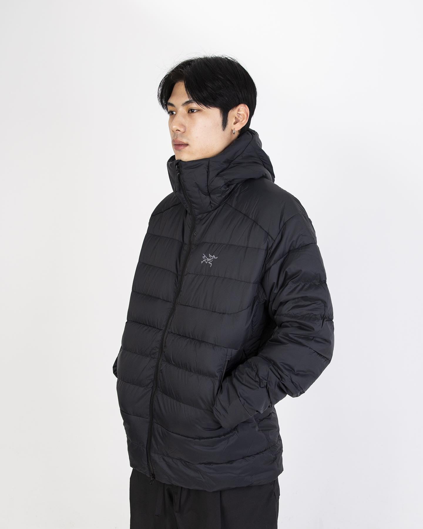 콜라 / 아크테릭스 경량패딩 , 토륨 후디 후드 다운 재킷