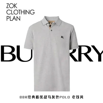 zok 공장 / 버버리 남성 폴로넥 반팔 셔츠