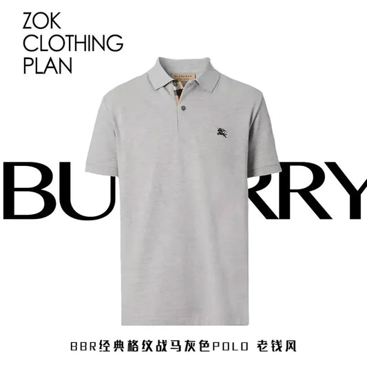 zok 공장 / 버버리 남성 폴로넥 반팔 셔츠