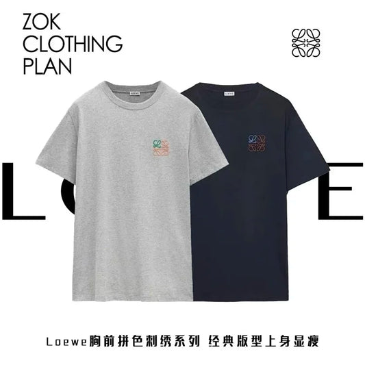 zok 공장 / 로에베 남성 로고 자수 반팔 티셔츠