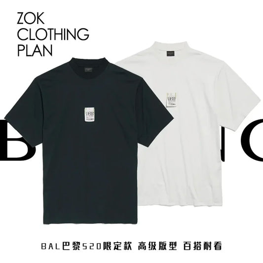 zok 공장 / 발렌시아가 남성 여성 반팔 티셔츠