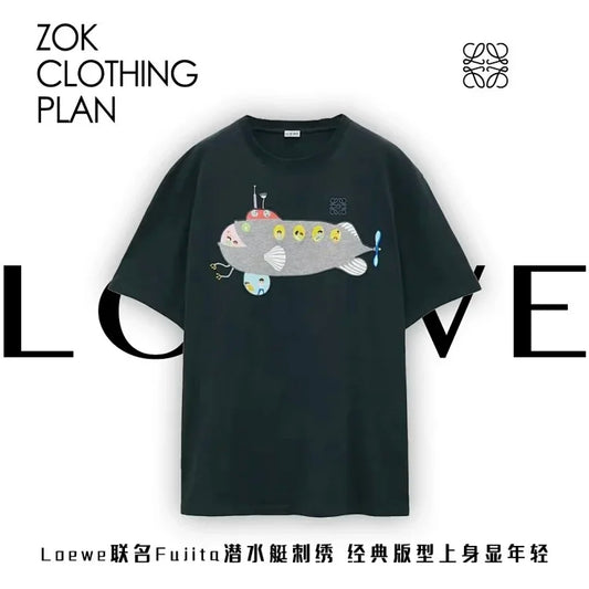 zok 공장 / 로에베 남성 여성 반팔 티셔츠