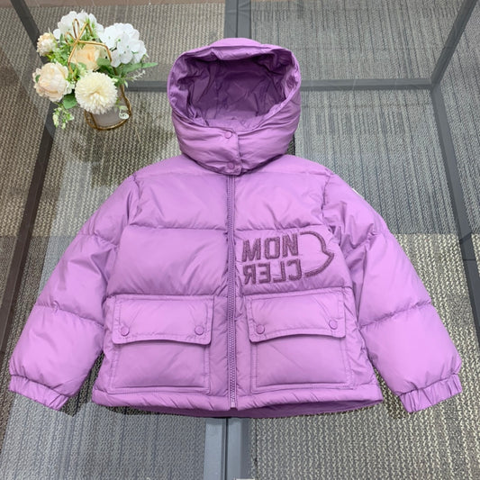 AA/몽*레어 아동 알파벳 패딩 퍼플