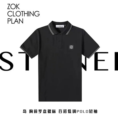 zok 공장 / 스톤아일랜드 남성 폴로넥 반팔 셔츠