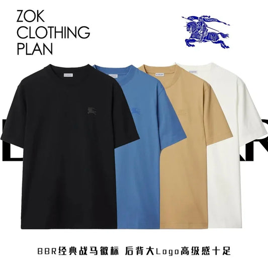 zok 공장 / 버버리 남성 승마기사 배지 반팔 티셔츠