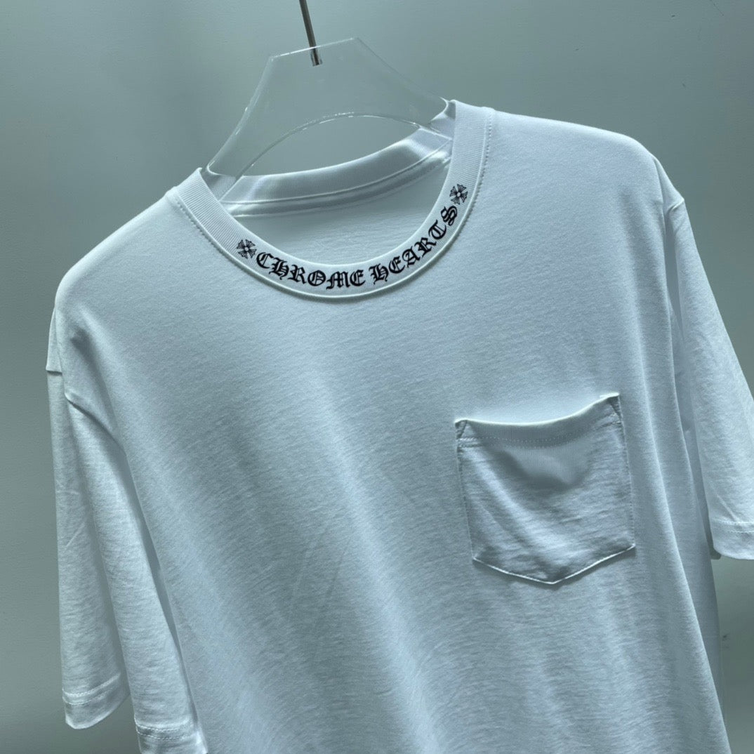ZB / 크롬하츠 오리지널 넥 산스크리트 뒷넥 조랑말굽 반팔티 Tee