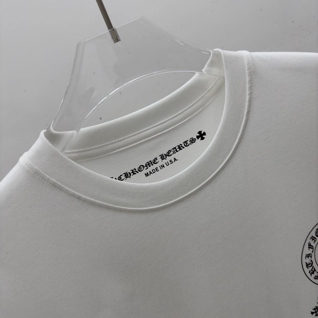 ZB / 크롬하츠 오리지널 밑단 크로커다일 반팔 티셔츠 Tee