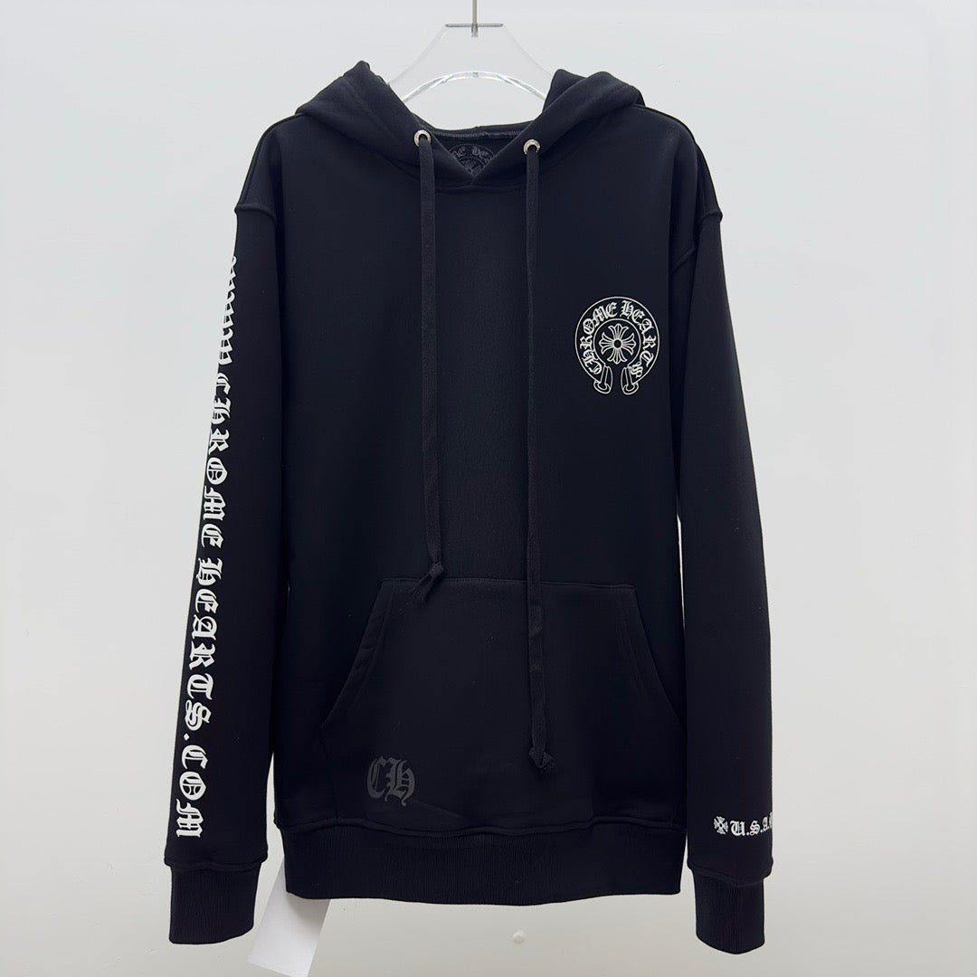 zb / 크롬하츠 블랙  후드티