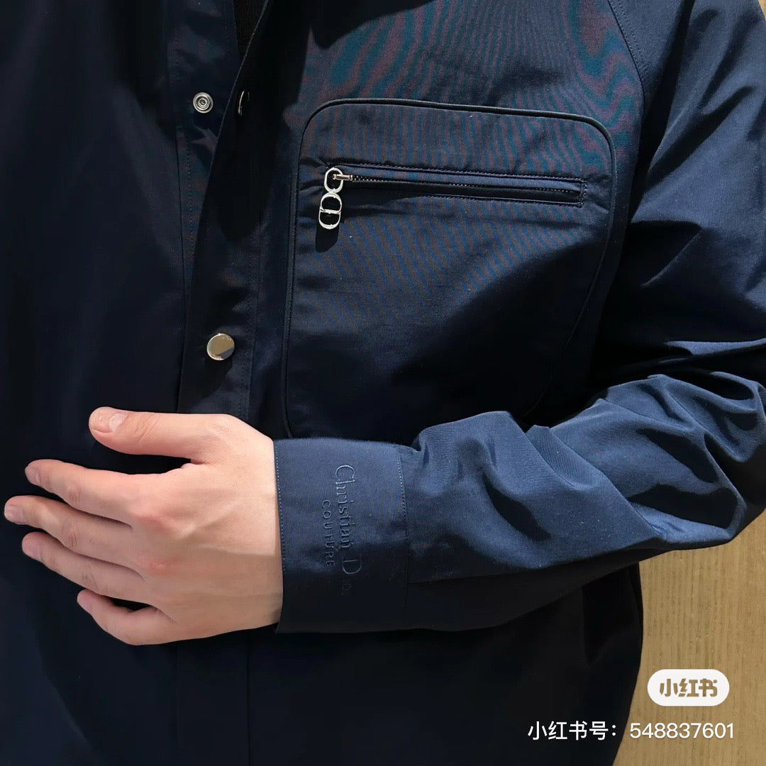 ZB / 디올 셔츠 자켓 , 포켓배색 점퍼