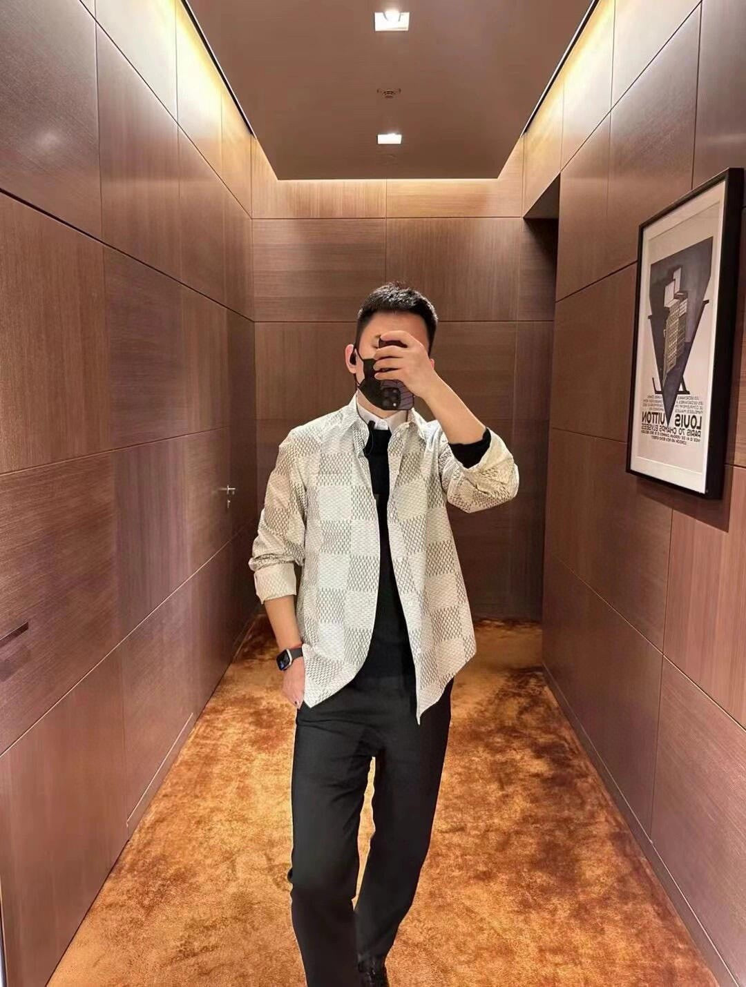 zb / 루이비통 다미애 긴팔 셔