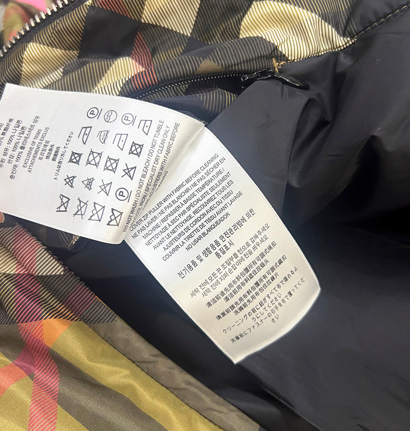 대리석 / 버버리(BURBERRY) 체크 카라 롱 슬리브 티셔츠