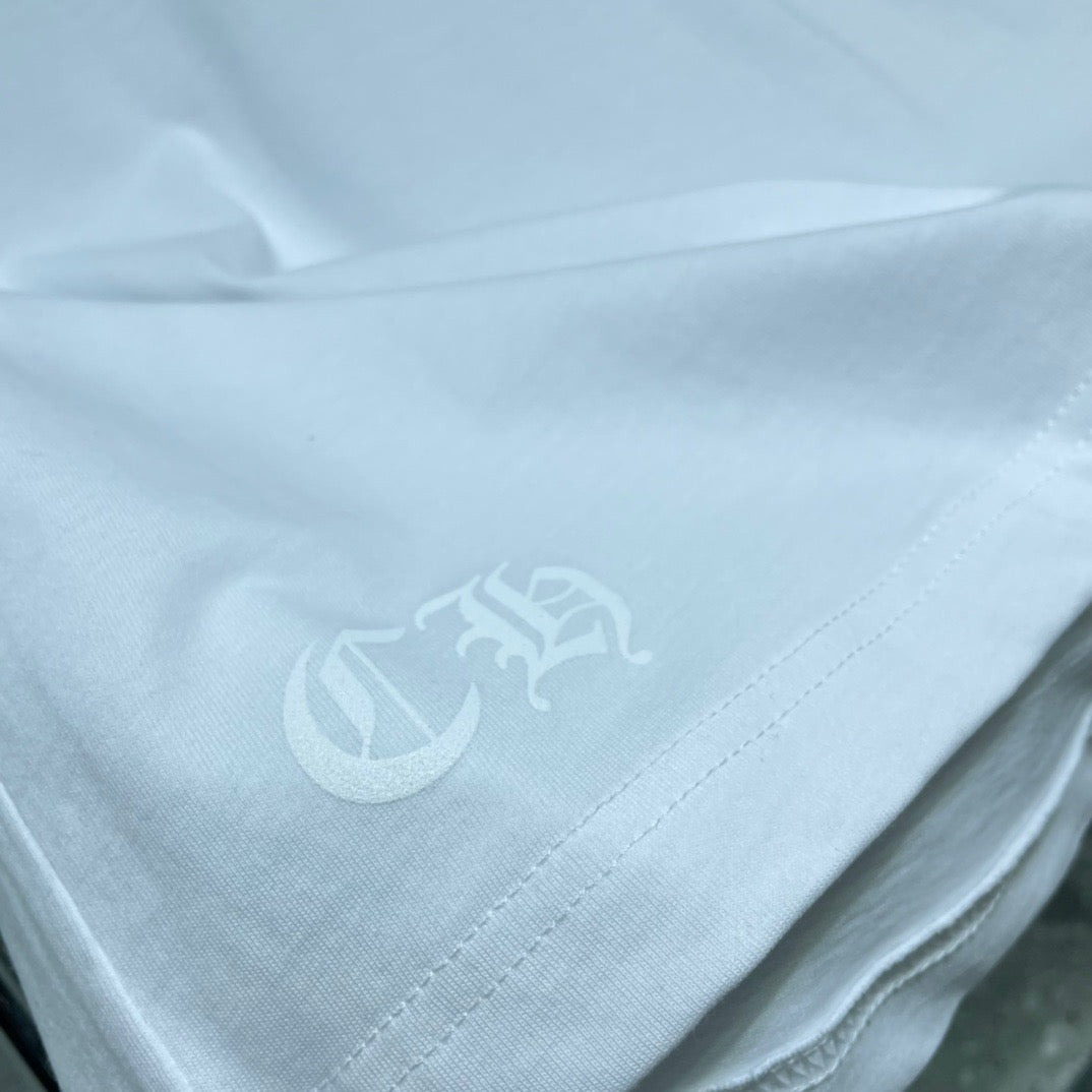 ZB / 크롬하츠 오리지널 넥 산스크리트 뒷넥 조랑말굽 반팔티 Tee