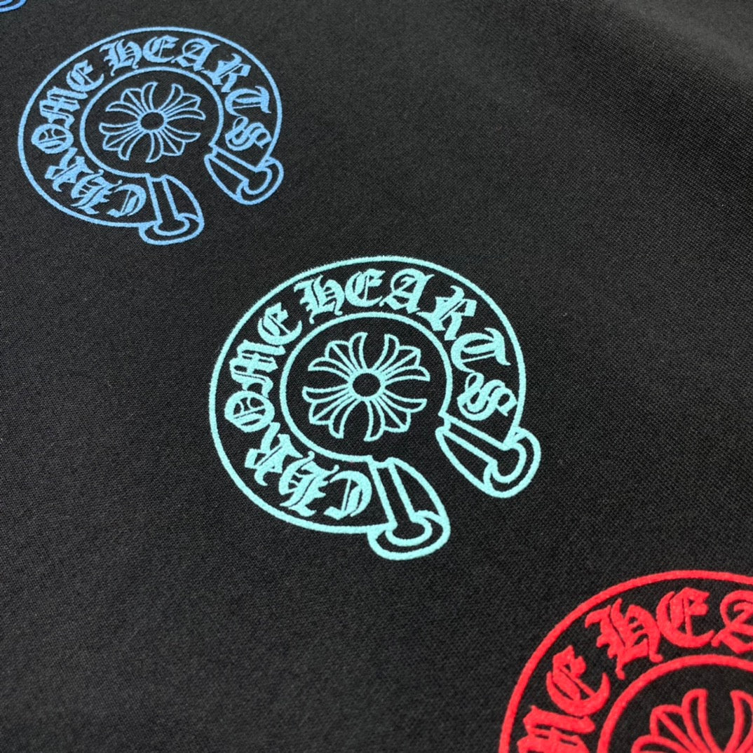 ZB / 크롬하츠 오리지널 컬러말굽로고 반팔티셔츠 Tee