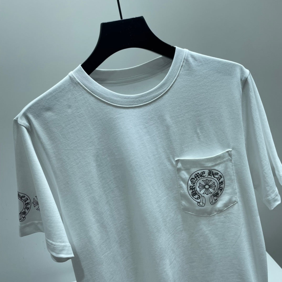 ZB / 크롬하츠 오리지널 컬러말굽로고 반팔티셔츠 Tee