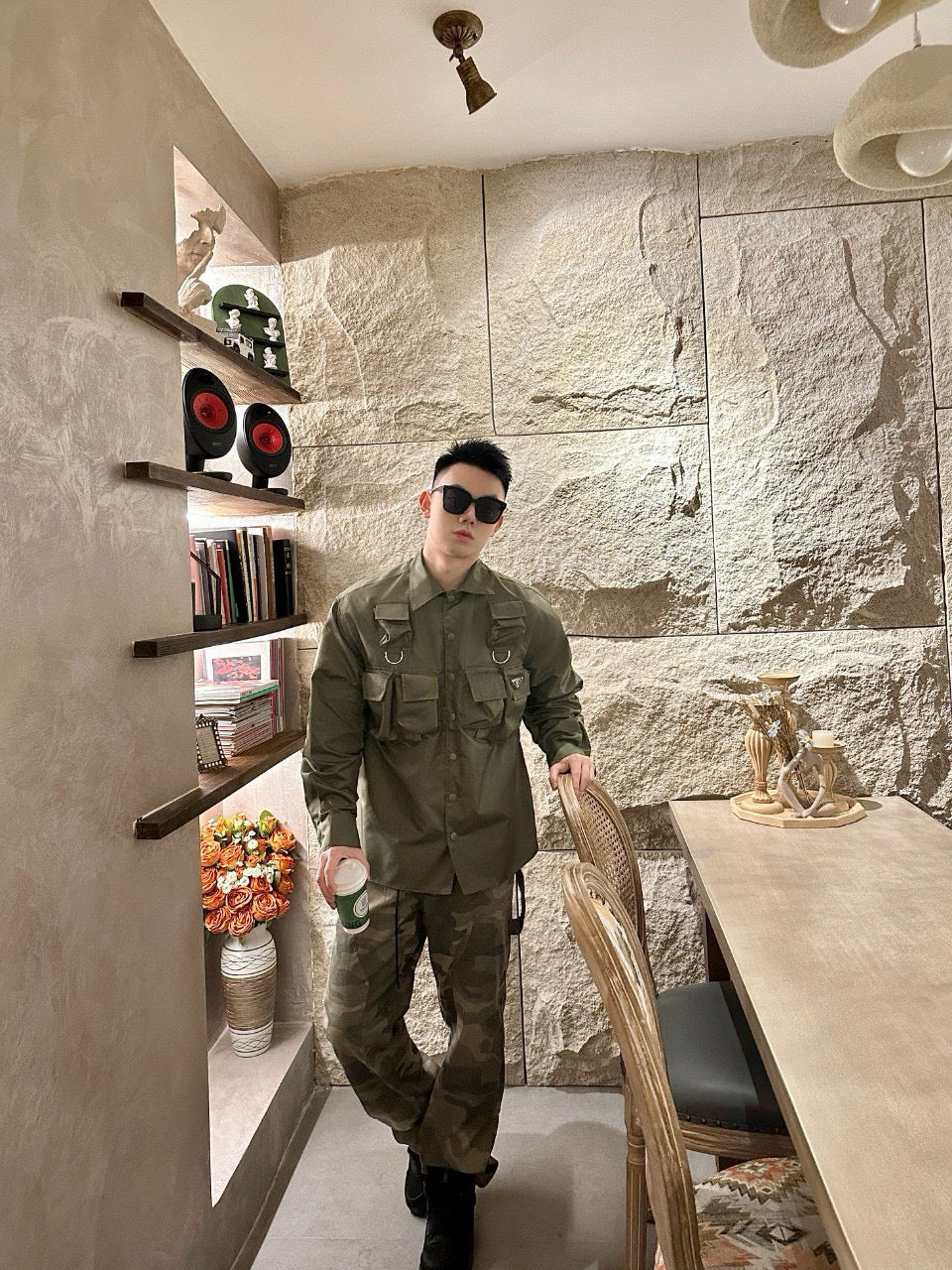 gw/프라다 남성 작업복 셔츠 자켓