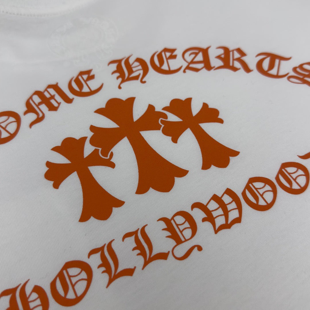 ZB / 크롬하츠 오리지널 오렌지삼십자 반팔 티셔츠 Tee