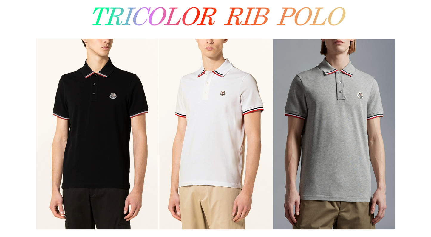 탑몽*x / 몽*레어 남성 olor Rib Polo 3색 칼라 Polo 반팔