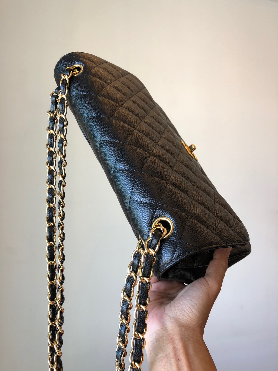 T무역/ 샤넬 클래식 캐비어 플랩백 30cm