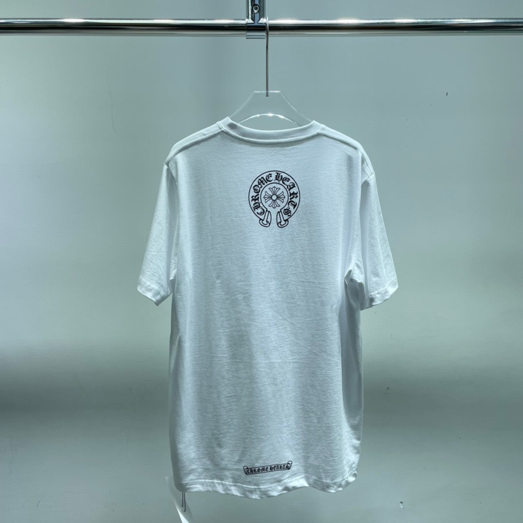 ZB / 크롬하츠 오리지널 넥 산스크리트 뒷넥 조랑말굽 반팔티 Tee