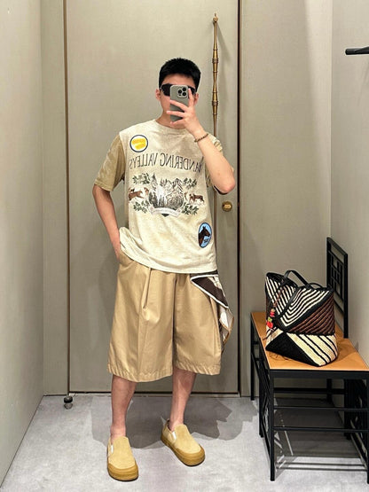 gw/로에베 남성 면 루즈한 반팔