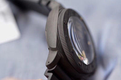 VS공장 V3 파네라이 PAM616 카보덱 블루 로고 블랙 러버스트랩