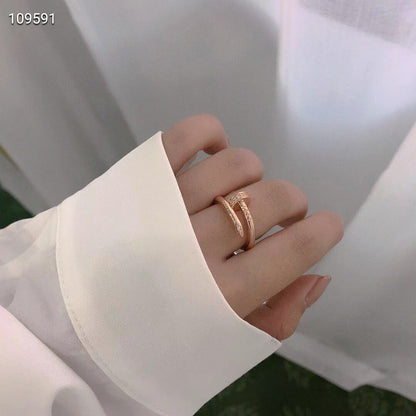 까르띠에 카세트 다이아몬드 반지