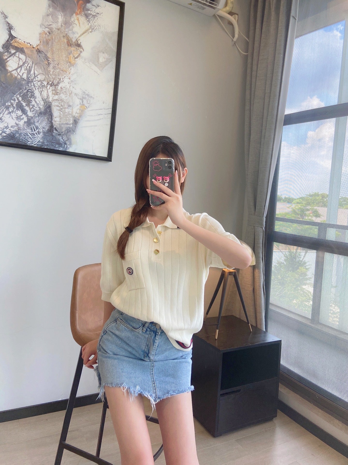 체인2호 / 구찌 니트 카라티