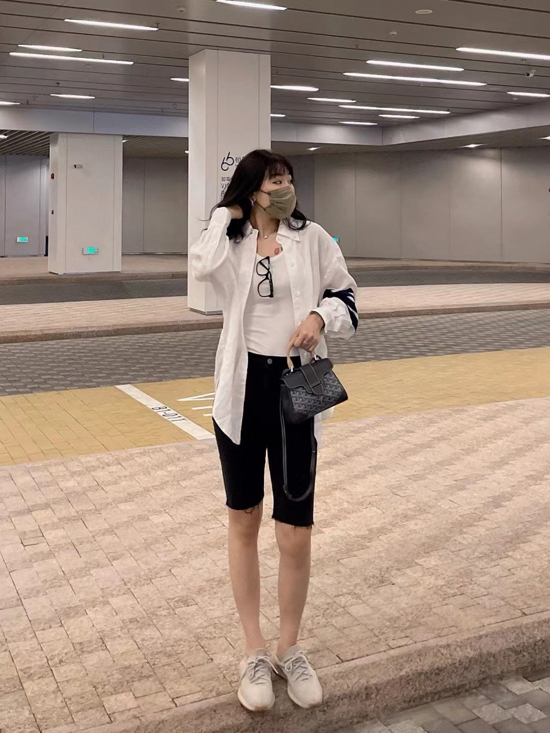 TJ / 톰브라운 린넨 오버핏 여성 셔츠 자켓