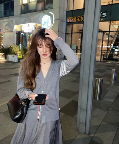 TJ / 톰브라운 라파엘 극세 울 100% 가디건     3가지색상(블랙,네이비,그레이)