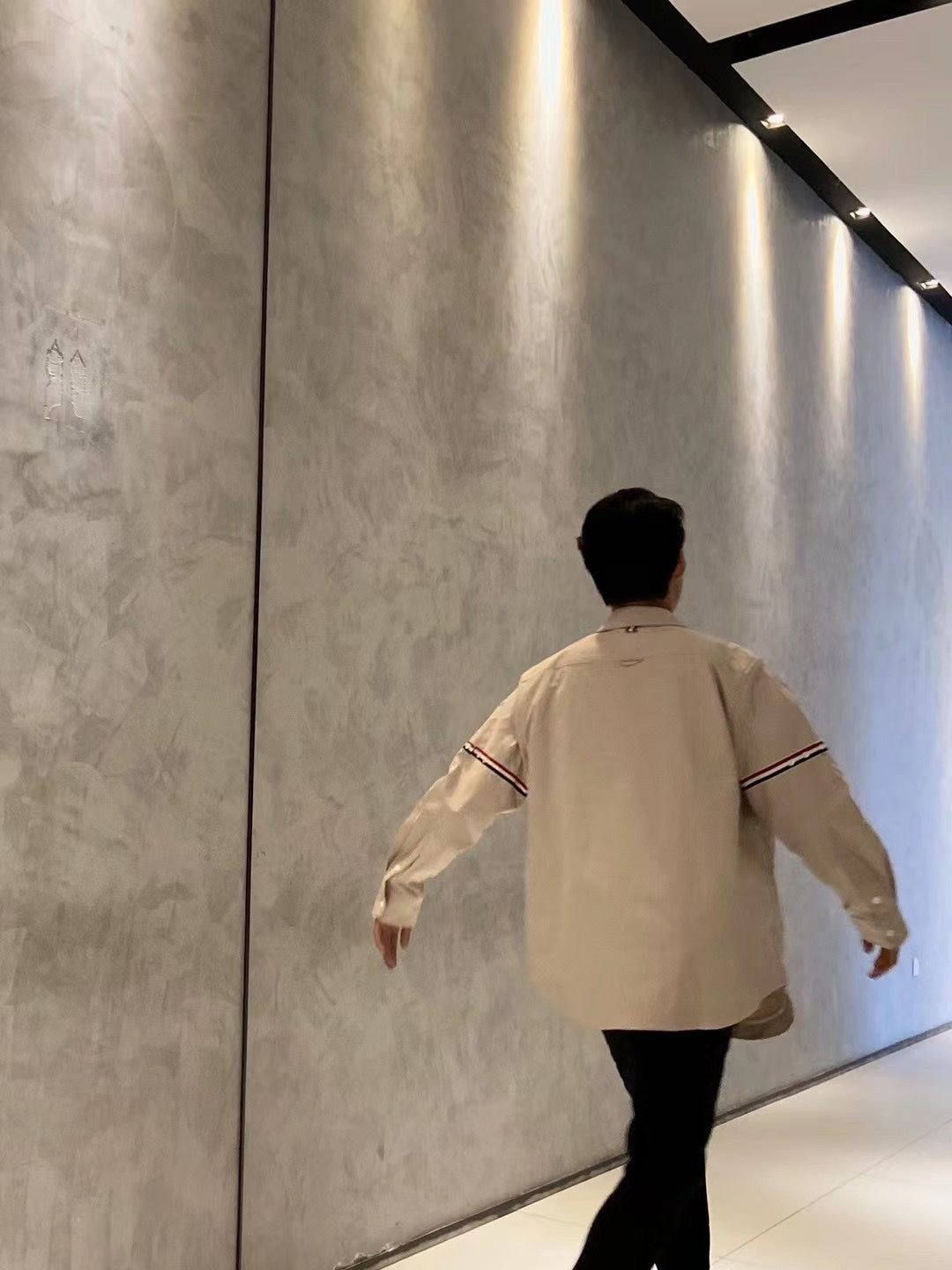 TJ / 톰브라운 더블슬리브 웨빙 셔츠 자켓