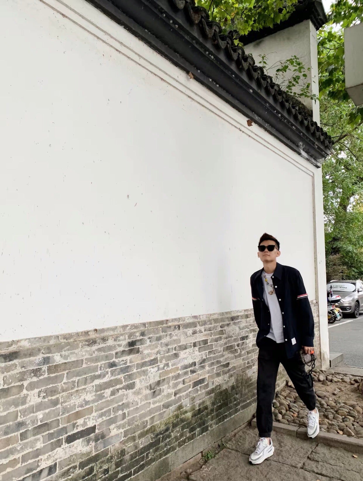 TJ / 톰브라운 더블슬리브 웨빙 셔츠 자켓