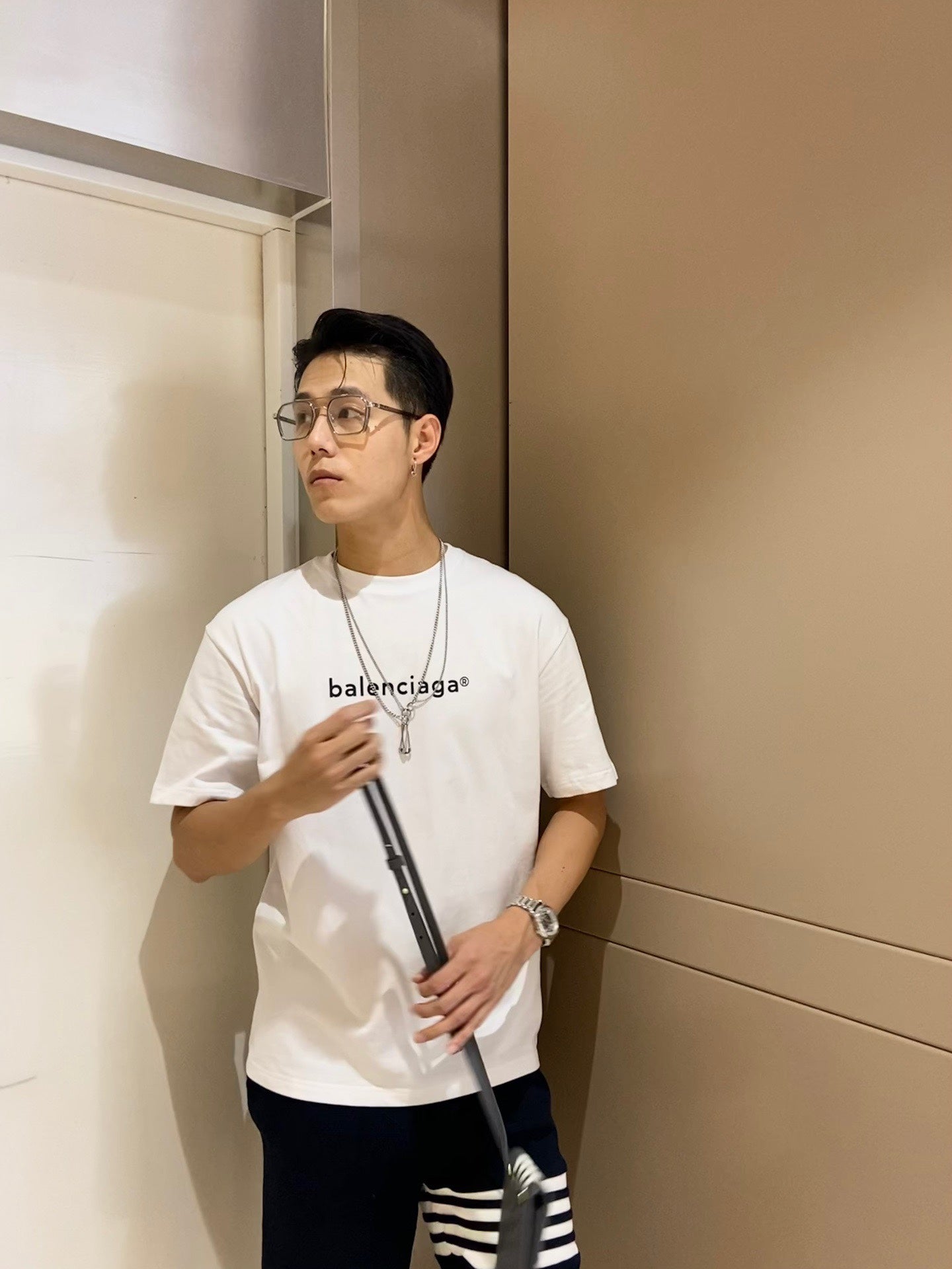 TJ / 발렌시이가 반팔티셔츠
