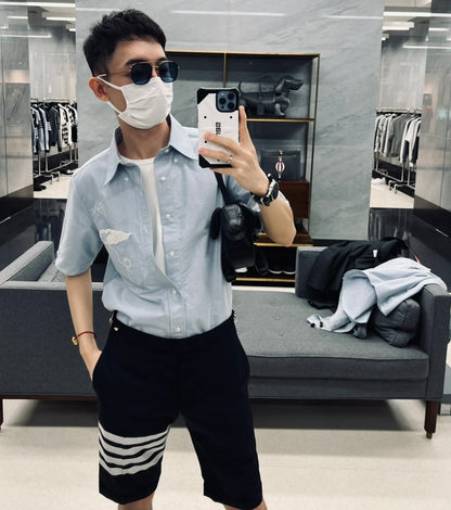 TJ / 톰브라운 남성용 4BAR 정장 반바