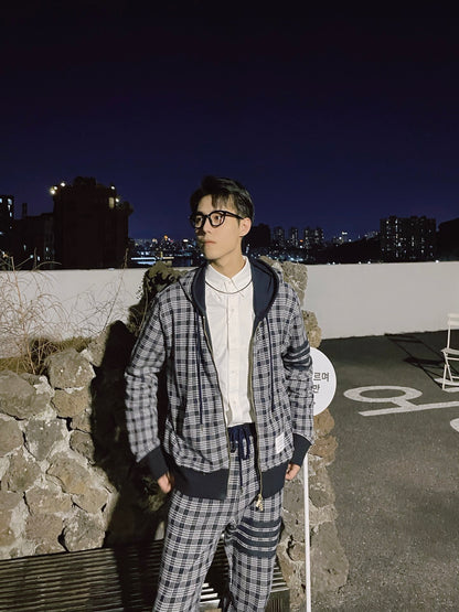 TJ / 톰브라운 자카드 플레이드 시리즈  세트 구매 추천!! (후드티/긴바지/반바지)