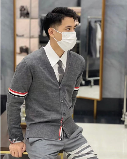 TJ / 톰브라운 울 브이넥 가디