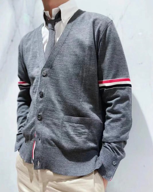 TJ / 톰브라운 울 브이넥 가디