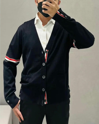 TJ / 톰브라운 울 브이넥 가디