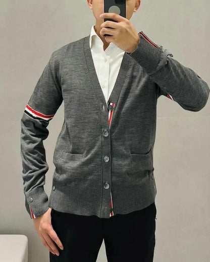 TJ / 톰브라운 울 브이넥 가디