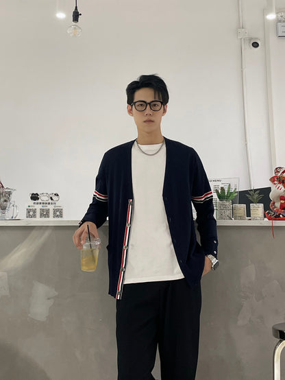 TJ / 톰브라운 울 브이넥 가디