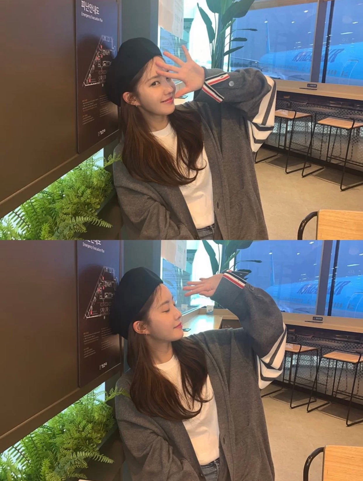 TJ / 톰브라운 여성 순면 OS 롱가디건