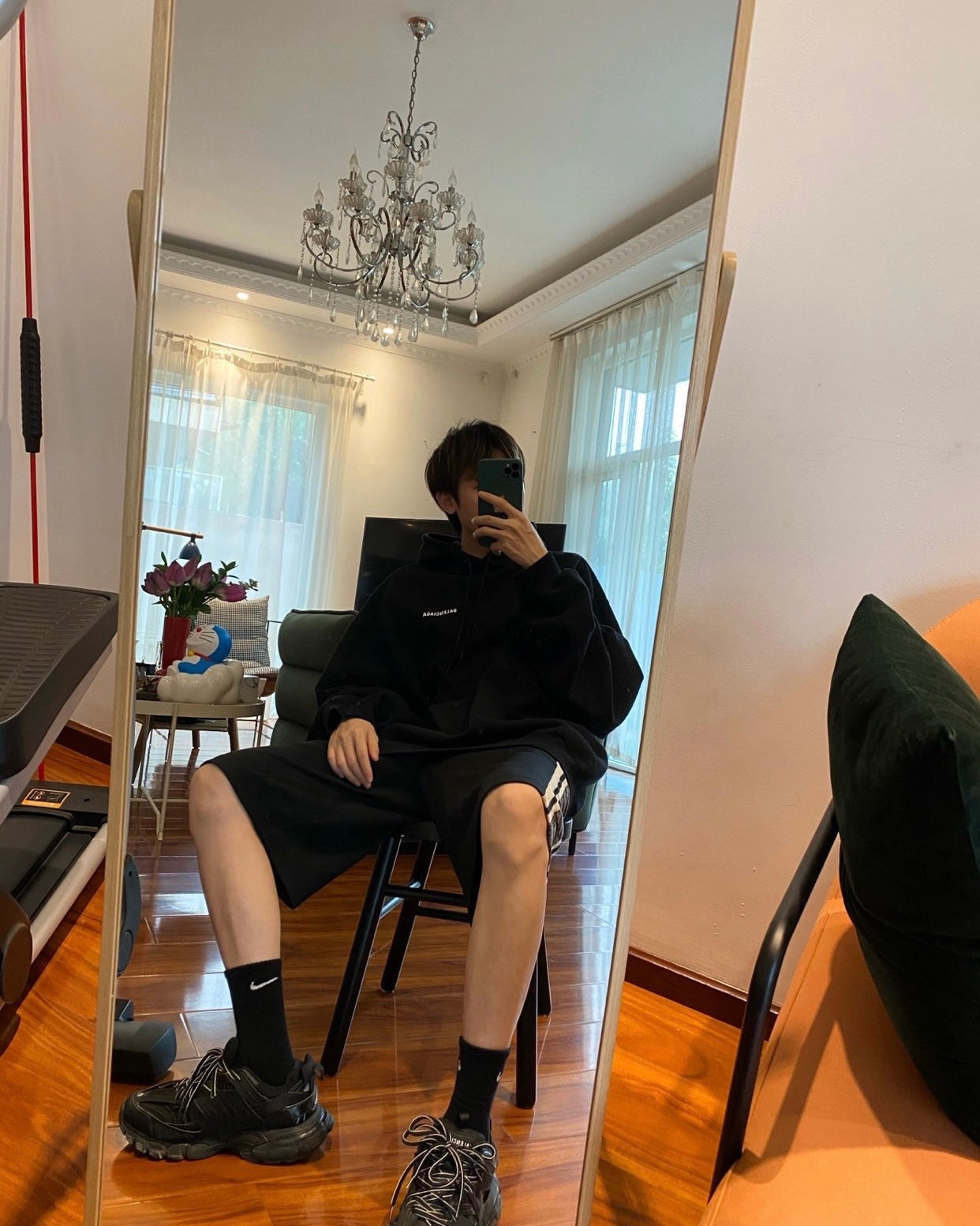 TJ셀러 / 발렌시아가 100% 신강면, 고밀도 이중사 후드
