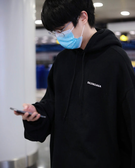 TJ / 발렌시아가 후드 티셔츠