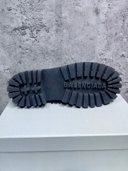 빙 / BALENCIAGA 발렌시아가 STRIKE 두꺼운 밑창 더비 슈즈, 레이스업 캐주얼 엄지발가락 슈즈