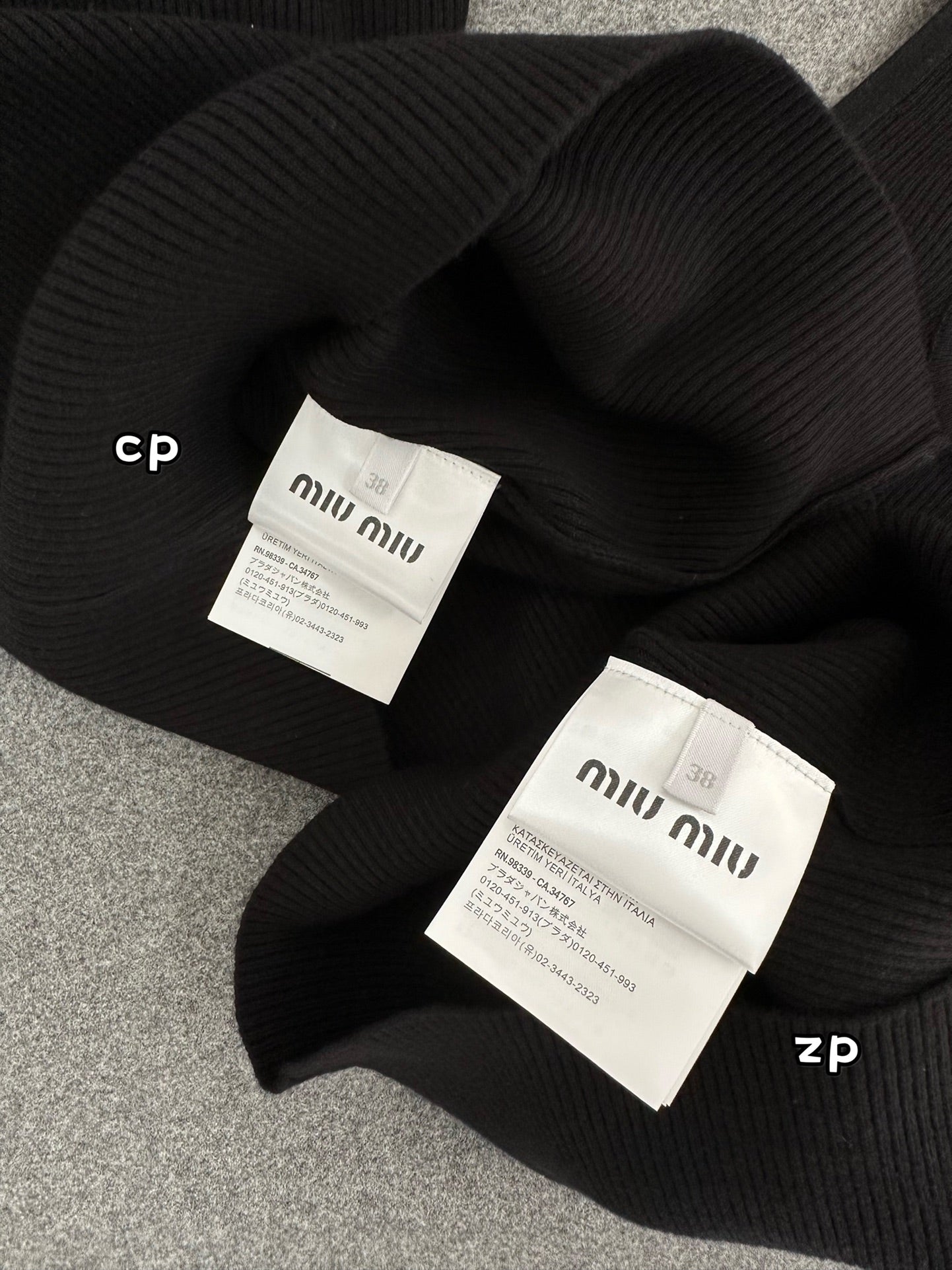 TJ / 미우미우 여성 니트 민소매 조끼