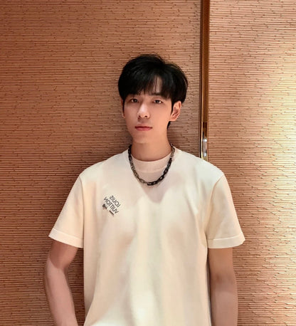 TJ / 루이비통 로고 반팔티 , 𝗟𝗢𝗨𝗜𝗦 𝗩𝗨𝗜𝗧𝗧𝗢𝗡 로고 반팔 티셔츠